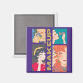 MAKEUP GIRLS MAGNET (Vorderseite/Rückseite)