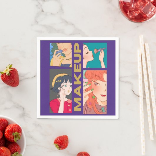 MAKEUP GIRLS SERVIETTE (Beispiel)