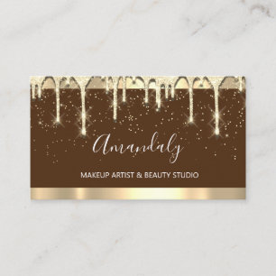 Makeup Glitzer 3dEffect Tropfen Confetti Lux Visitenkarte