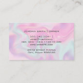 Makeup Hair Kit | Pastel Gradient Liquid Visitenkarte (Rückseite)