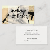 Makeup & Hair | Makeup-Kit Terminkarte (Vorne/Hinten)