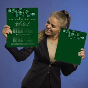 Makeup Hair Salon Woodland Eukalyptus Bio Flyer