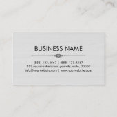 Makeup Hair Style Modernes Retro-Blumenmuster #6 Visitenkarte (Rückseite)