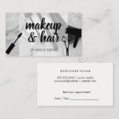 Makeup & Hair Terminkarte (Vorne/Hinten)