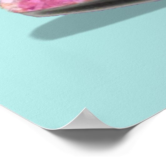 Makeup High Heels Stillettos Poster (Ecke)