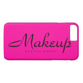 Makeup Hot Pink Case-Mate iPhone Hülle (Rückseite (Horizontal))