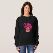 Makeup - Ich mache Lashes - für Beautizien Sweatshirt (Vorne ganz)