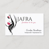Makeup Independent Rep Jafra Visitenkarte (Vorderseite)