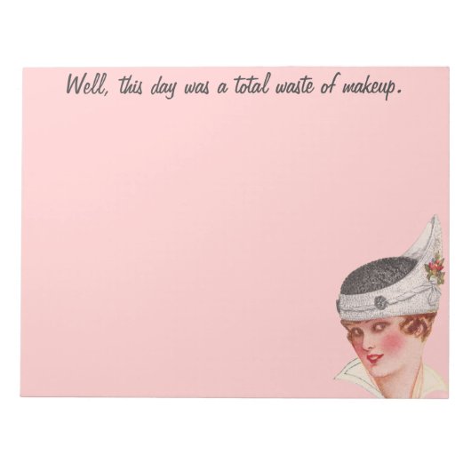 Makeup insgesamt notizblock (Vorderseite)