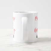 Makeup ist Kunst Schönheit Jumbo-Tasse (Rückseite)