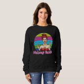 Makeup Junkie Makeup Artist Sweatshirt (Vorne ganz)