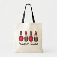 Makeup Junkie Red Lipstick Nail Polnischer Schönhe