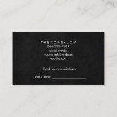 Makeup & Kiss Terminkarte (Rückseite)