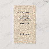 Makeup-Kit | Lipstick Kiss Visitenkarte (Rückseite)