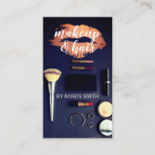 Makeup-Kit | Lipstick Kiss Visitenkarte (Vorderseite)