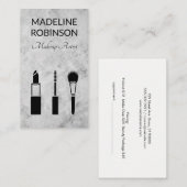 Makeup-Kit | Marmorboden Terminkarte (Vorne/Hinten)