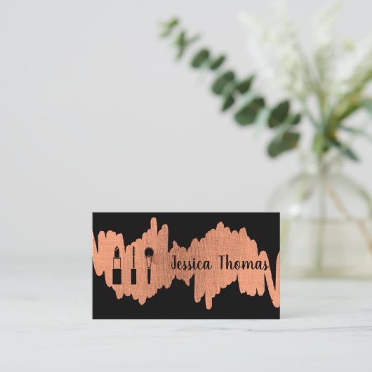 Makeup-Kit Visitenkarte (Stehend Vorderseite)