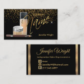 Makeup Kosmetik Visitenkarte (Vorne/Hinten)