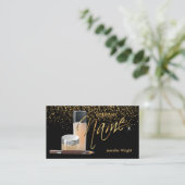 Makeup Kosmetik Visitenkarte (Stehend Vorderseite)