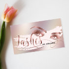 Makeup Künstler Lash Eyebrow Eyes Lashes Rose Gold