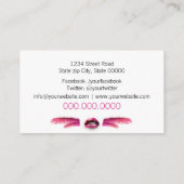 Makeup-Künstler Visitenkarte (Rückseite)