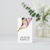 Makeup-Künstler Visitenkarte (Stehend Vorderseite)