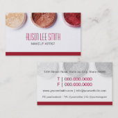 MakeUp-Künstler-Visitenkarte Visitenkarte (Vorne/Hinten)