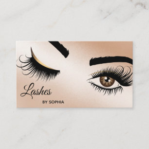 Makeup Künstler Wink Eye Beauty Salon Lash Extensi Visitenkarte