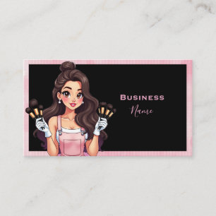 Makeup Lady Pink Visitenkarte