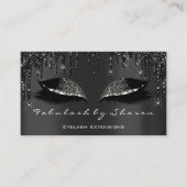 Makeup Lashes Eyelash Black Tropfens Beruflich Visitenkarte (Vorderseite)