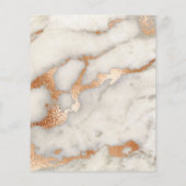 Makeup Lashes Schönheitssalon Flyer Marmorkoralle  (Hinten)