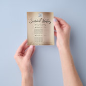 Makeup Lashes Schönheitssalon QR LOGO Flyer (Gruppe)