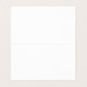 Makeup Lashes Schwarze Tropfen QR Code Weiße Beila Visitenkarten (Innenseite Aufgefaltet)