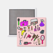 Makeup-Magnet Magnet (Vorderseite/Rückseite)