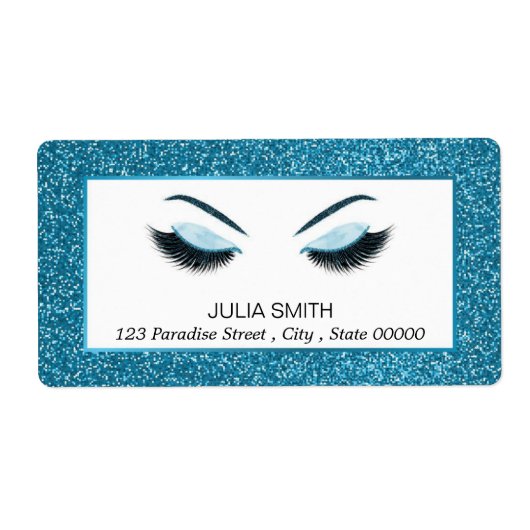 Makeup mit Glitzer-Effekt (Vorne)