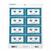 Makeup mit Glitzer-Effekt (Vorne)