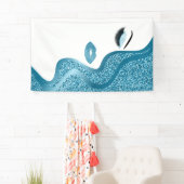 Makeup mit Glitzer-Effekt Banner (Insitu)