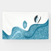 Makeup mit Glitzer-Effekt Banner (Horizontal)