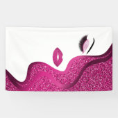 Makeup mit Glitzer-Effekt Banner (Horizontal)