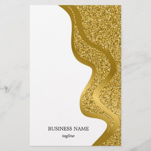 Makeup mit Glitzer-Effekt Flyer (Hinten)