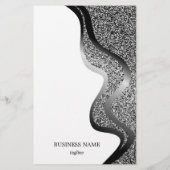 Makeup mit Glitzer-Effekt Flyer (Hinten)