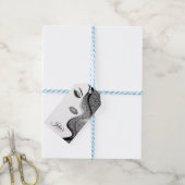 Makeup mit Glitzer-Effekt Geschenkanhänger (Mit Garn)