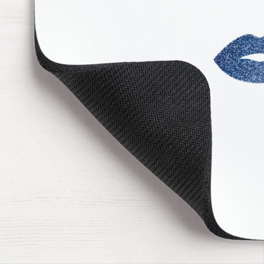 Makeup mit Glitzer-Effekt Mousepad (Ecke)