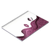 Makeup mit Glitzer-Effekt Notizblock (Linke Seite)