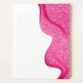 Makeup mit hellrosa Glitzer-Effekt Planer (Rückseite)