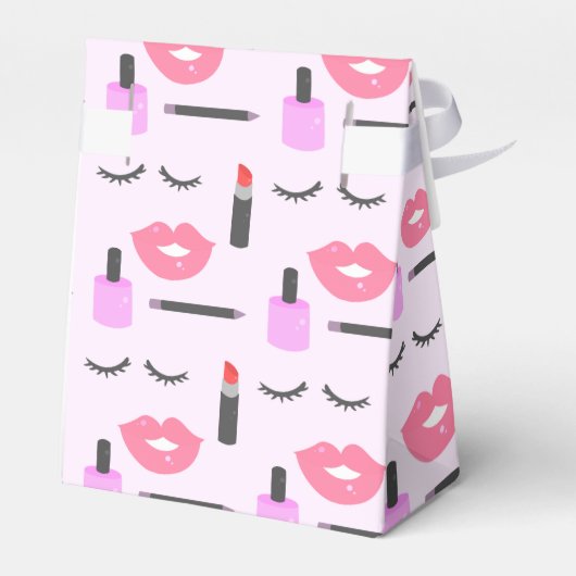 Makeup Muster Geschenkschachtel (Rückseite)