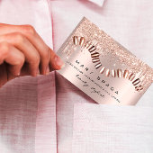 Makeup Nails Manicure Rose Goldene Paradies Visitenkarte