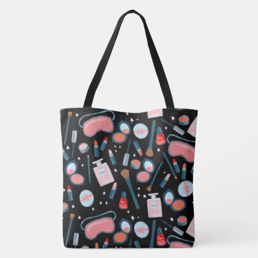 Makeup, Parfüm, Kosmetik Tote Beutel MONOGRAMM sch Tasche (Rückseite)