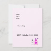 Makeup Party Einladung (Rückseite)