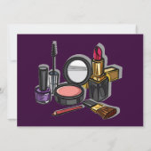 Makeup-Party Einladungen (Rückseite)